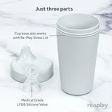 Re-Play Made in USA 10 Oz. Sippy Cups for Toddlers, Pack of 4 - Reusable Spill Proof Cups for Kids, Dishwasher/Microwave Safe - Hard Spout Sippy Cups for Toddlers 3.13" x 6.25", Desert Roses