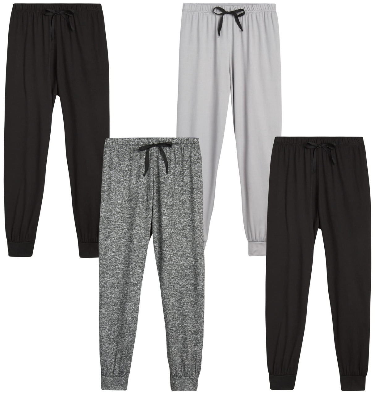 Sweet Hearts Girls' Sweatpants - 4 Pack Super Soft Athletic Performance Jogger Pants: Made in USA (7-16)