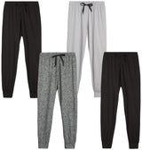 Sweet Hearts Girls' Sweatpants - 4 Pack Super Soft Athletic Performance Jogger Pants: Made in USA (7-16)
