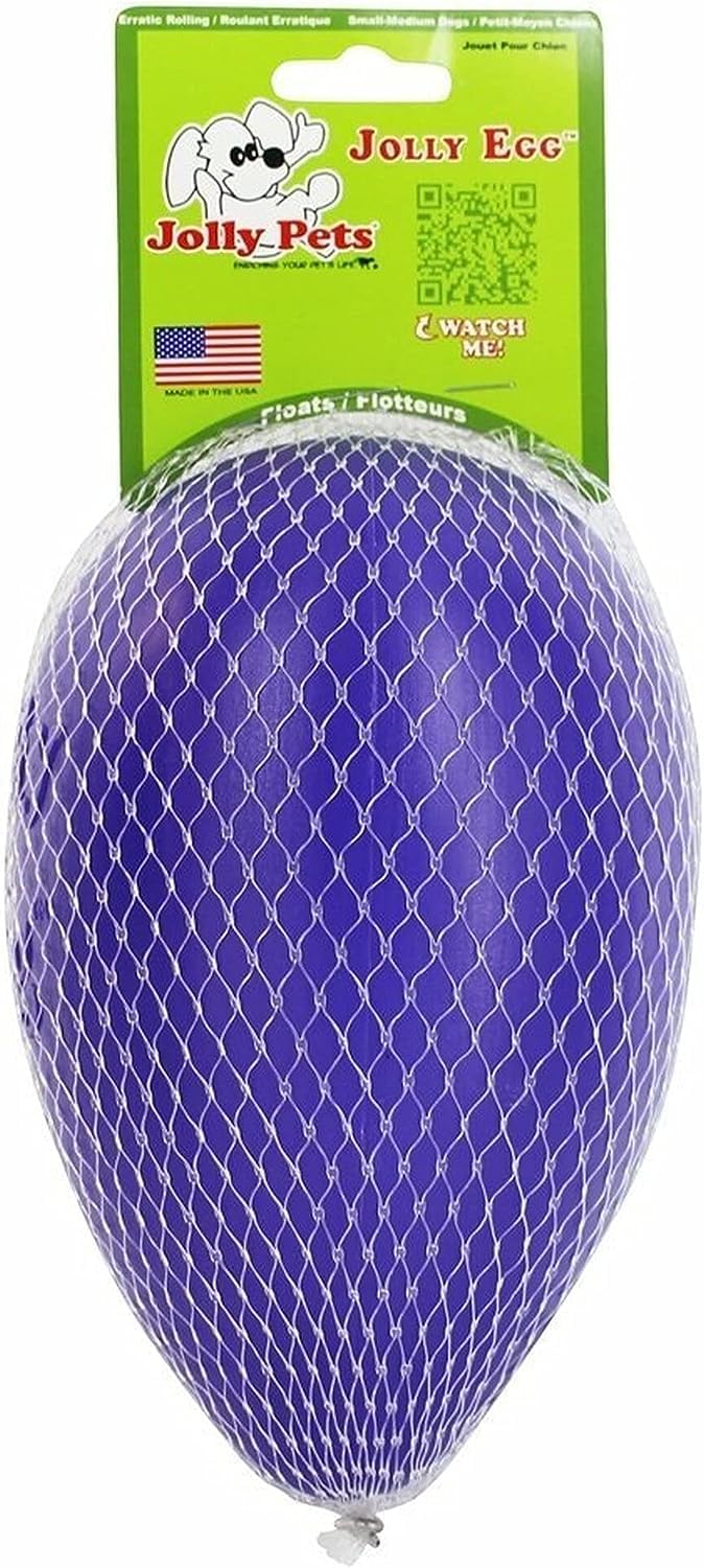 Jolly Pets Jolly Egg Dog Toy, 12 Inches/Large, Purple