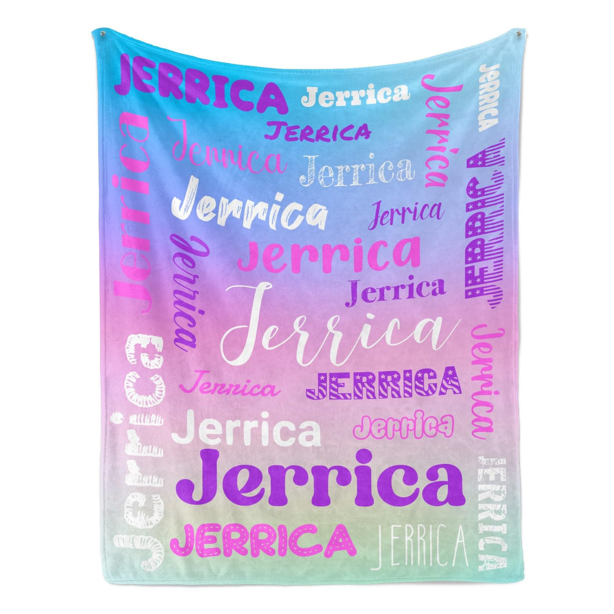 Custom Blanket with Name, Soft Cozy Personalized Name Blankets for Kids, Girls, Boys, Adults, Customized Christmas Blanket for Women, Men, Newborn, New Mom, Red Colors, Made in USA