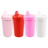 Re-Play Made in USA 10 Oz. Sippy Cups for Toddlers, Pack of 4 - Reusable Spill Proof Cups for Kids, Dishwasher/Microwave Safe - Hard Spout Sippy Cups for Toddlers 3.13" x 6.25", Desert Roses