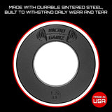 Micro Gainz Olympic Fractional Weight Plates Set, 10 Piece Olympic Weight Plates Set with Bag, Designed for Olympic Barbells for Strength Training and Micro Loading, Made in USA
