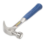 ESTWING Hammer - 12 oz Curved Claw with Smooth Face & Shock Reduction Grip - E3-12C