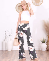 Popana Palazzo Pants for Women Casual Summer Wide Leg Beach Pants Plus Size Made in USA