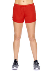 Expert Brand USA-Made Women's Oxymesh Dry Fit Athletic Training Shorts