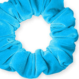 Velvet Scrunchies Jumbo Size Plush Big Ponytail Holders Thick Braided Locked Hair Big Made in the USA Green Pine