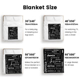 Custom Blanket with Name, Soft Cozy Personalized Name Blankets for Kids, Girls, Boys, Adults, Customized Christmas Blanket for Women, Men, Newborn, New Mom, Red Colors, Made in USA