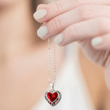 Bottled Up Designs Handmade, Homespun Hearts Necklace, Recycled Vintage Bottles, Sterling Silver, Made in USA, Birthday Gifts, Mothers Day, Women, Anniversary (White 1960s Cold Cream Jar)