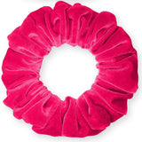 Velvet Scrunchies Jumbo Size Plush Big Ponytail Holders Thick Braided Locked Hair Big Made in the USA Green Pine
