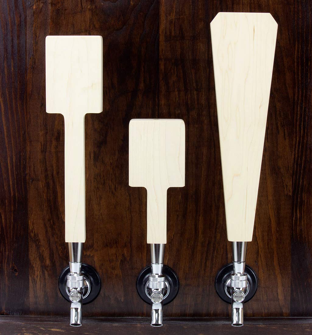 Classic 11" Solid Red Oak Tap Handle