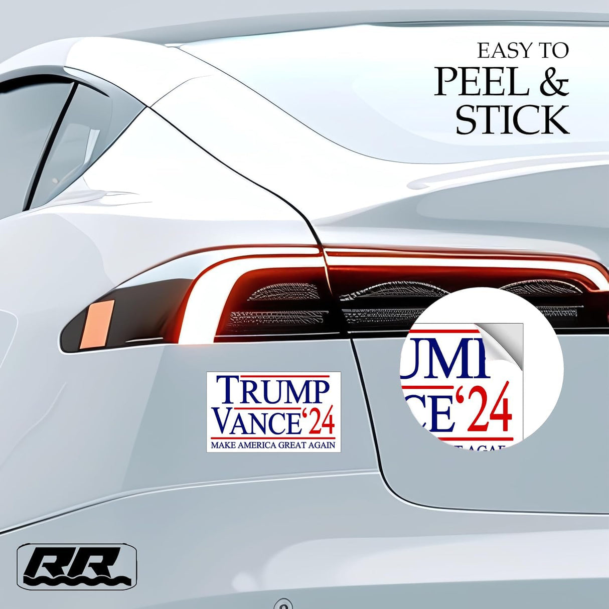 Rogue River Tactical Trump Vance 2024 Presidential Election Bumper Sticker Car Decal Conservative Republican USA Election Political Sticker