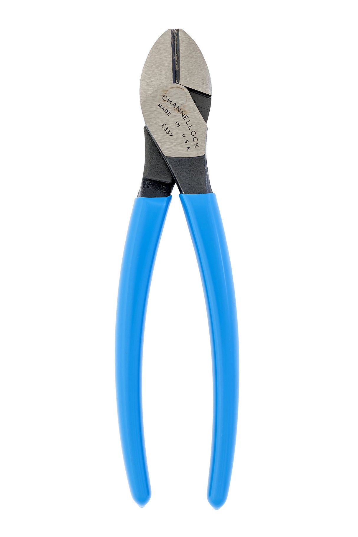 Channellock E337 E Series 7-Inch Diagonal Cutting Plier with Lap XLT Joint and Code Blue Grips