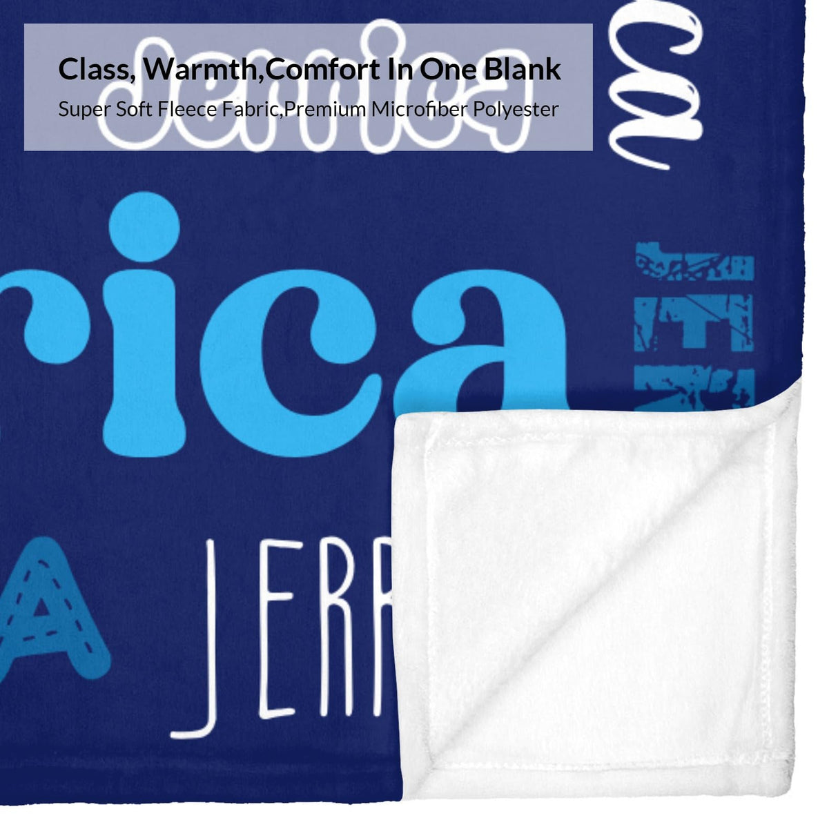 Custom Blanket with Name, Soft Cozy Personalized Name Blankets for Kids, Girls, Boys, Adults, Customized Christmas Blanket for Women, Men, Newborn, New Mom, Red Colors, Made in USA