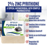 Pyrithione Zinc Soap Bar for Face & Body, 4oz | Medicated 2% ZnP Bar Soap Skin Therapy Cleanser for Acne, Rosacea, Eczema, Dermatitis, Psoriasis, Itching | Cleansing, Calming Facial Wash Made in USA
