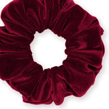 Velvet Scrunchies Premium Plush Soft Ponytail Holder Made in the USA Black