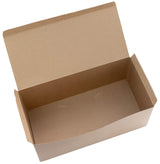 Made in USA 10-Count Recycled Brown Kraft Gift Boxes (5" X 5" X 3") with Tuck Lids for Weddings, Crafting and Baking Packaging Needs