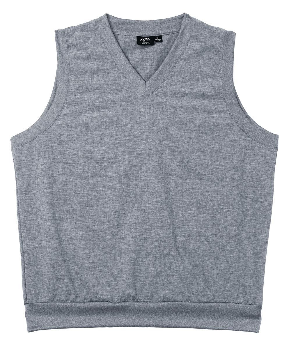 Akwa Made in USA Men's Microfiber Water Repellent V-Neck Pullover Golf Vest