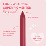 Colourpop Lippie Lip Pencil - High-Pigment, Long-Lasting Lip Liner - Sharpenable Lip Liner Pencil for High-Impact Lip Color - Vegan, Cream Formula with Precise Application - BFF 2 (0.04 oz)
