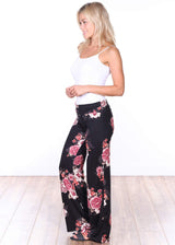 Popana Palazzo Pants for Women Casual Summer Wide Leg Beach Pants Plus Size Made in USA