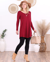 Popana Womens Long Sleeve Tunic Tops to Wear with Leggings - Long Tunic Shirts for Women Loose Fit Dressy Plus Size Casual