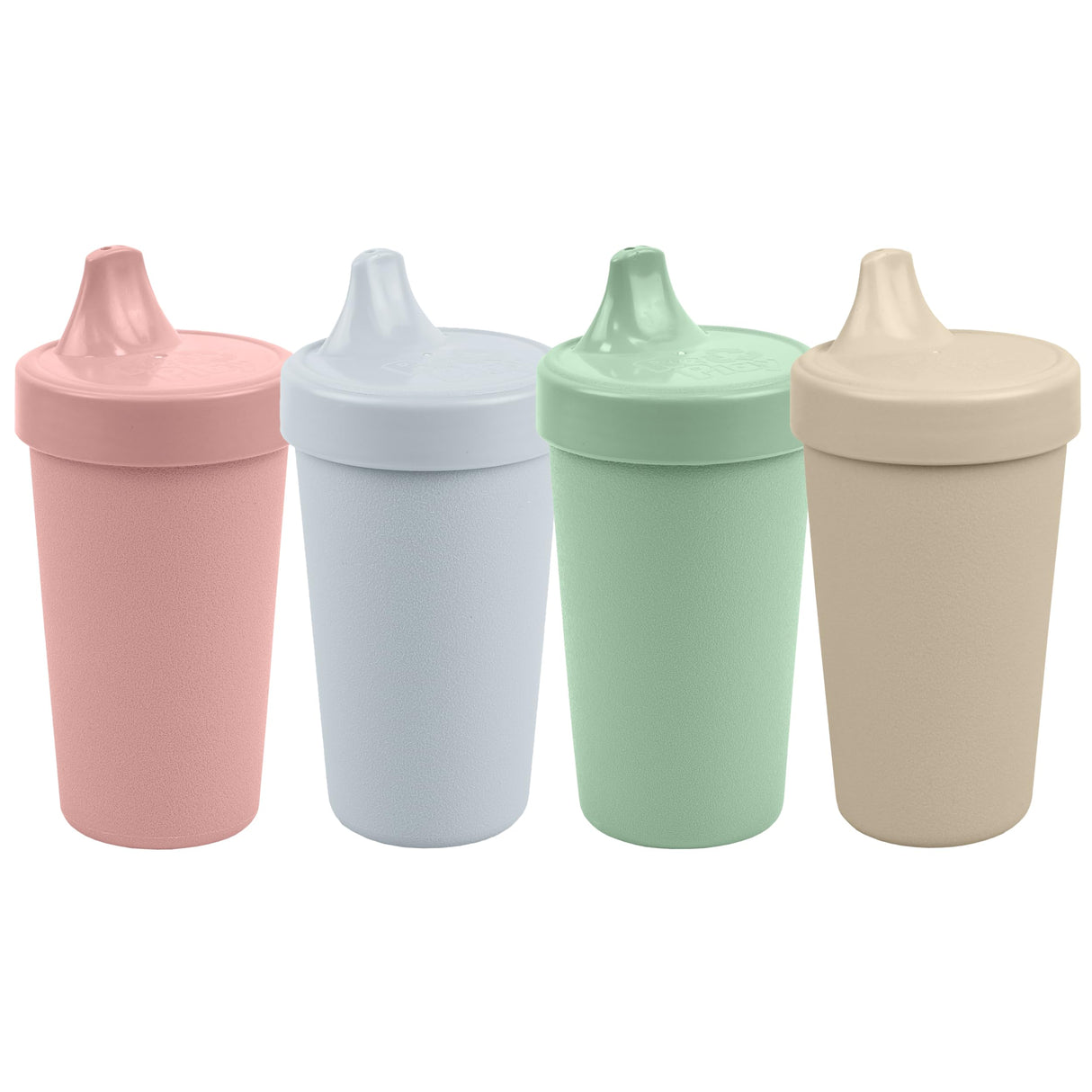 Re-Play Made in USA 10 Oz. Sippy Cups for Toddlers, Pack of 4 - Reusable Spill Proof Cups for Kids, Dishwasher/Microwave Safe - Hard Spout Sippy Cups for Toddlers 3.13" x 6.25", Desert Roses
