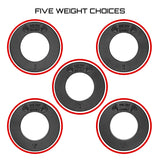 Micro Gainz Olympic Fractional Weight Plates Set, 10 Piece Olympic Weight Plates Set with Bag, Designed for Olympic Barbells for Strength Training and Micro Loading, Made in USA
