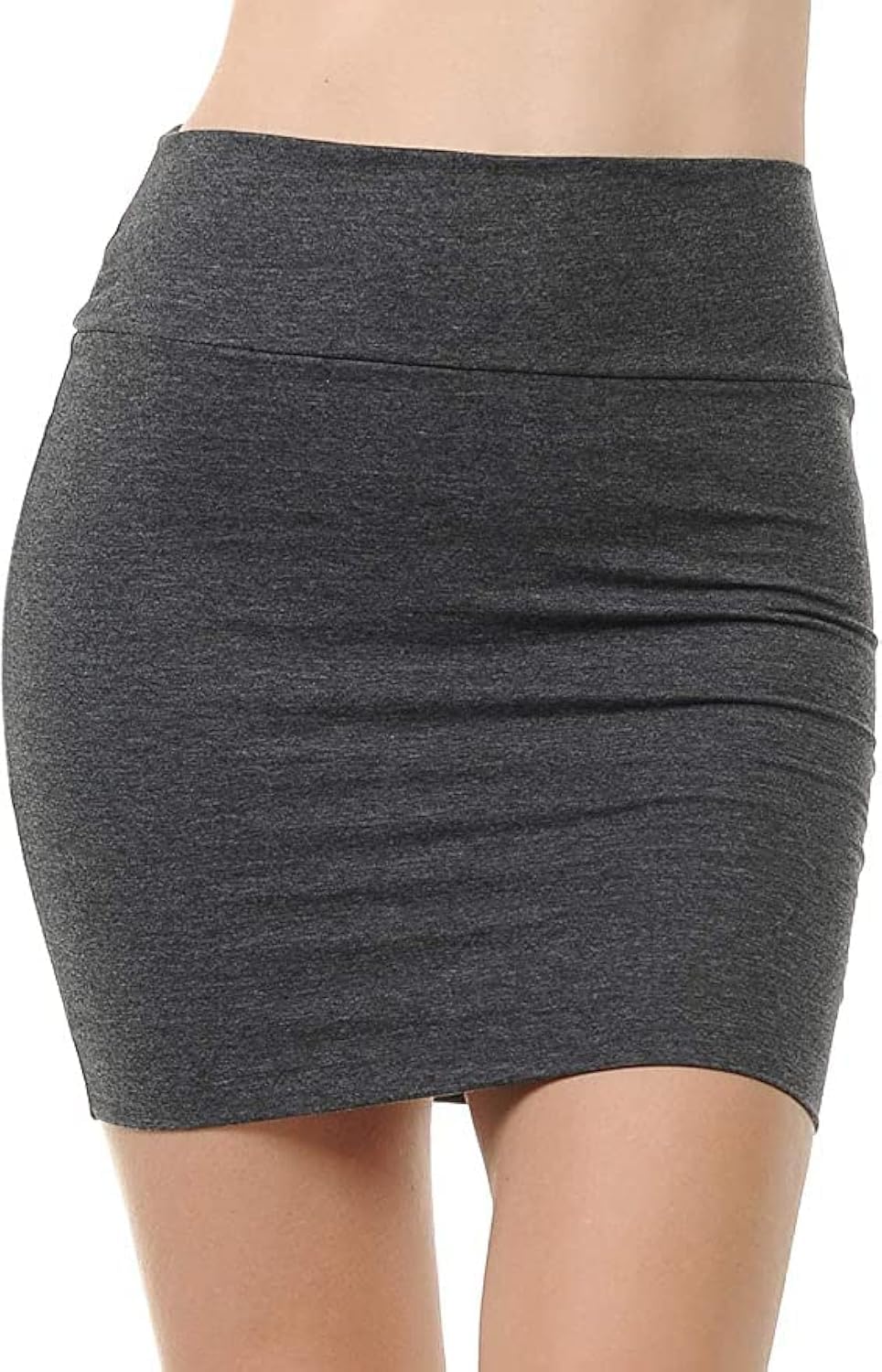 Sweet Hearts Mini Pencil Skirt for Women- Above Knee Basic Basic Bodycon Skirt Made in USA