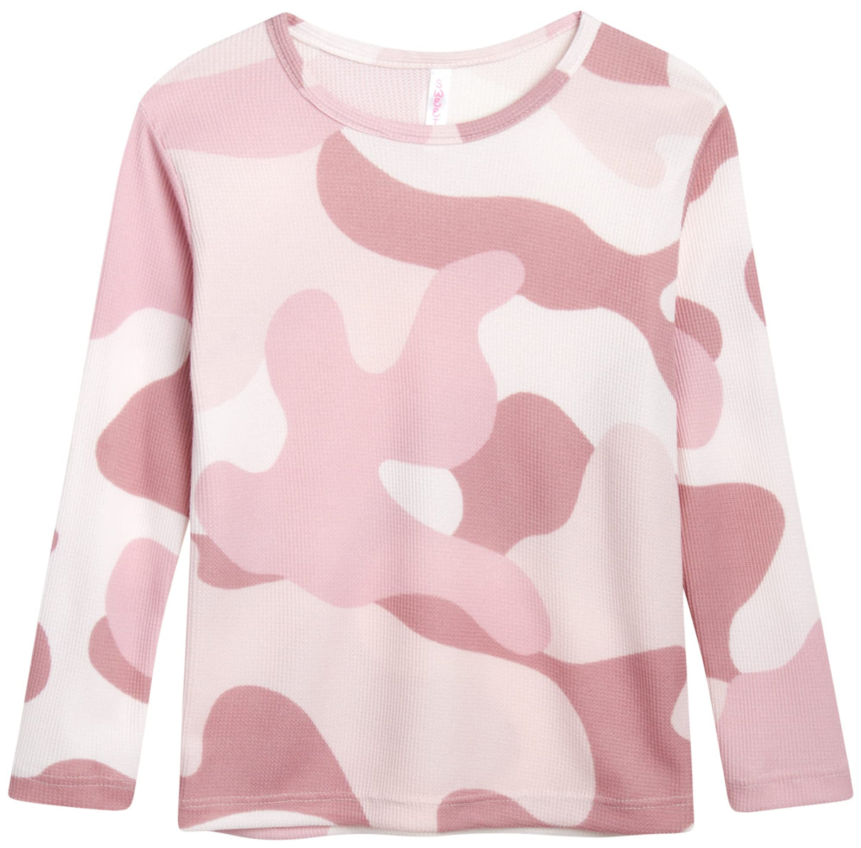 Sweet Hearts Girls' Thermal Underwear Set - 6 Piece Waffle Knit Top and Long Johns Base Layer Set: Made in USA (2T-16)
