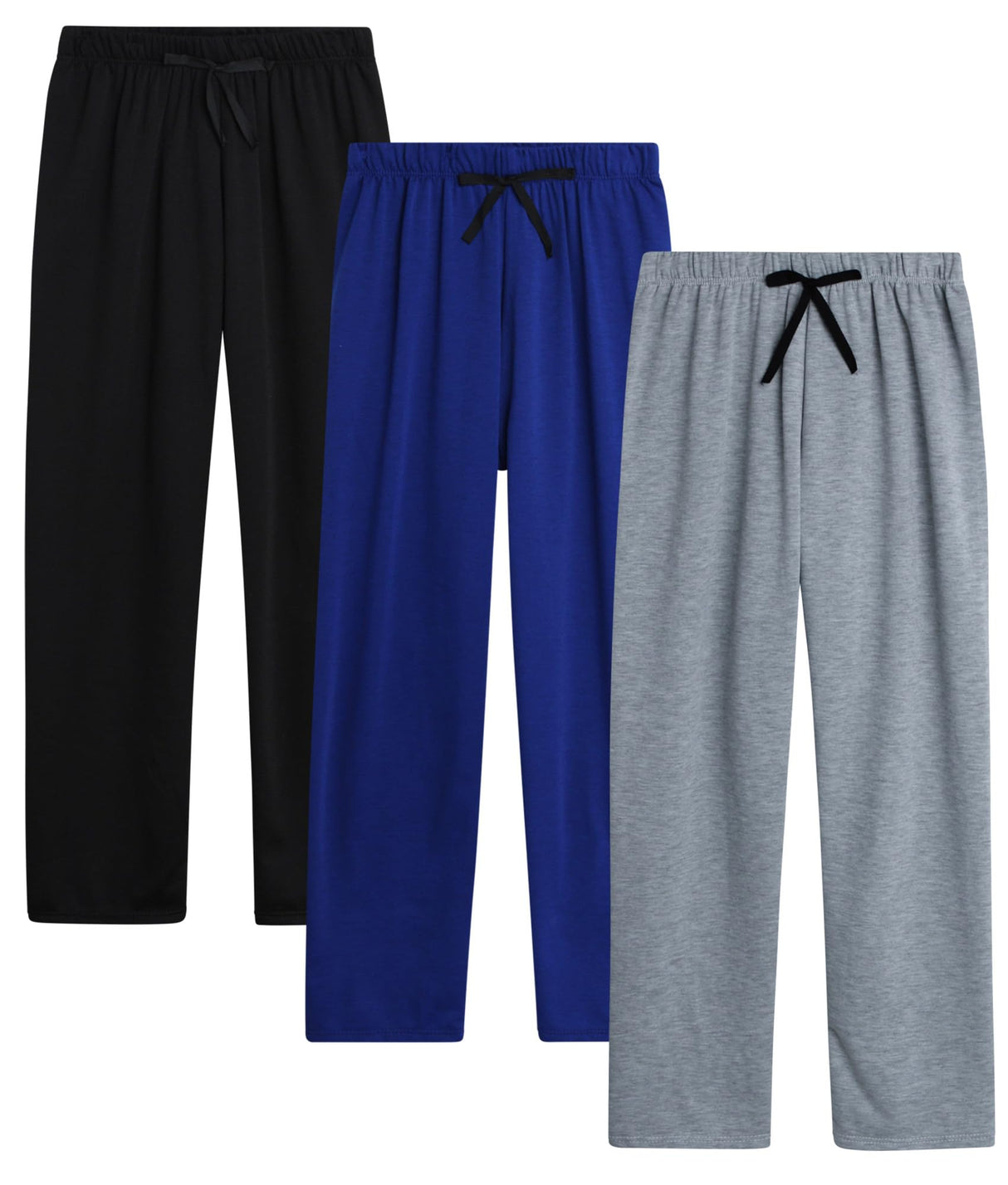 Sweet Hearts Girls' Sweatpants - 3 Pack Active Fleece Open Bottom Sweatpants - Casual Performance Pants: Made in USA