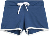 Sweet Hearts Girls' Active Shorts - 4 Pack French Terry Athletic Gym Dolphin Shorts: Made in USA (7-16)