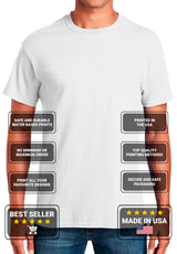 Custom Shirt Men Personalized Add Your Image T-Shirt Add Your Text Photo Front/Back Print