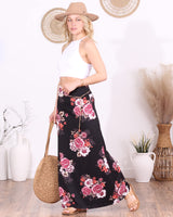 Popana Womens Long Maxi Skirt - Made in USA Long Skirts for Women Trendy - Casual Convertible Sundress Plus Size Maxi Skirt