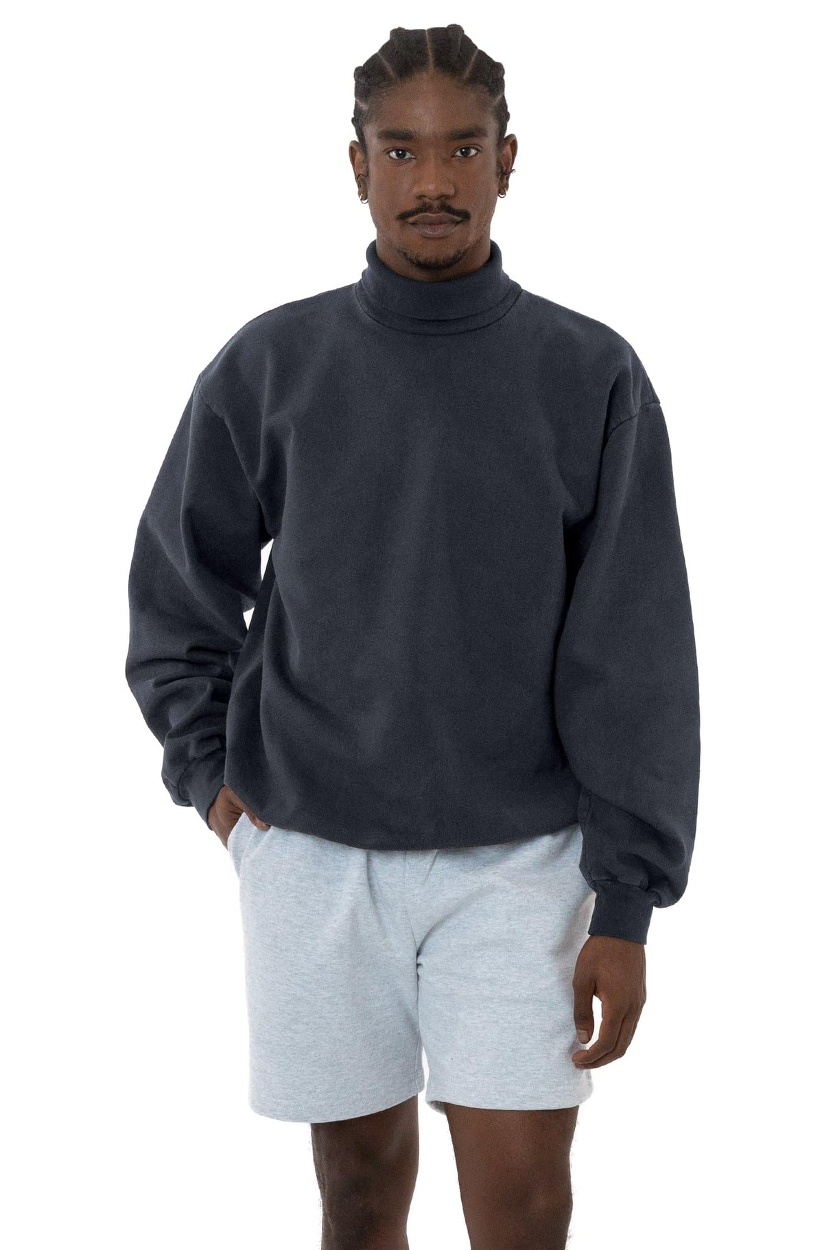 Heavy Fleece Turtleneck (Garment Dye)