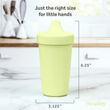 Re-Play Made in USA 10 Oz. Sippy Cups for Toddlers, Pack of 4 - Reusable Spill Proof Cups for Kids, Dishwasher/Microwave Safe - Hard Spout Sippy Cups for Toddlers 3.13" x 6.25", Desert Roses