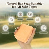 Amish Farms Bar Soap w/All Natural Bentonite Clay (6 Bars) Made in USA, Vegan Moisturizing for Sensitive Skin | Women & Mens Face & Body Bar Bath Soap for Shower | Clean Scent | 5oz Each