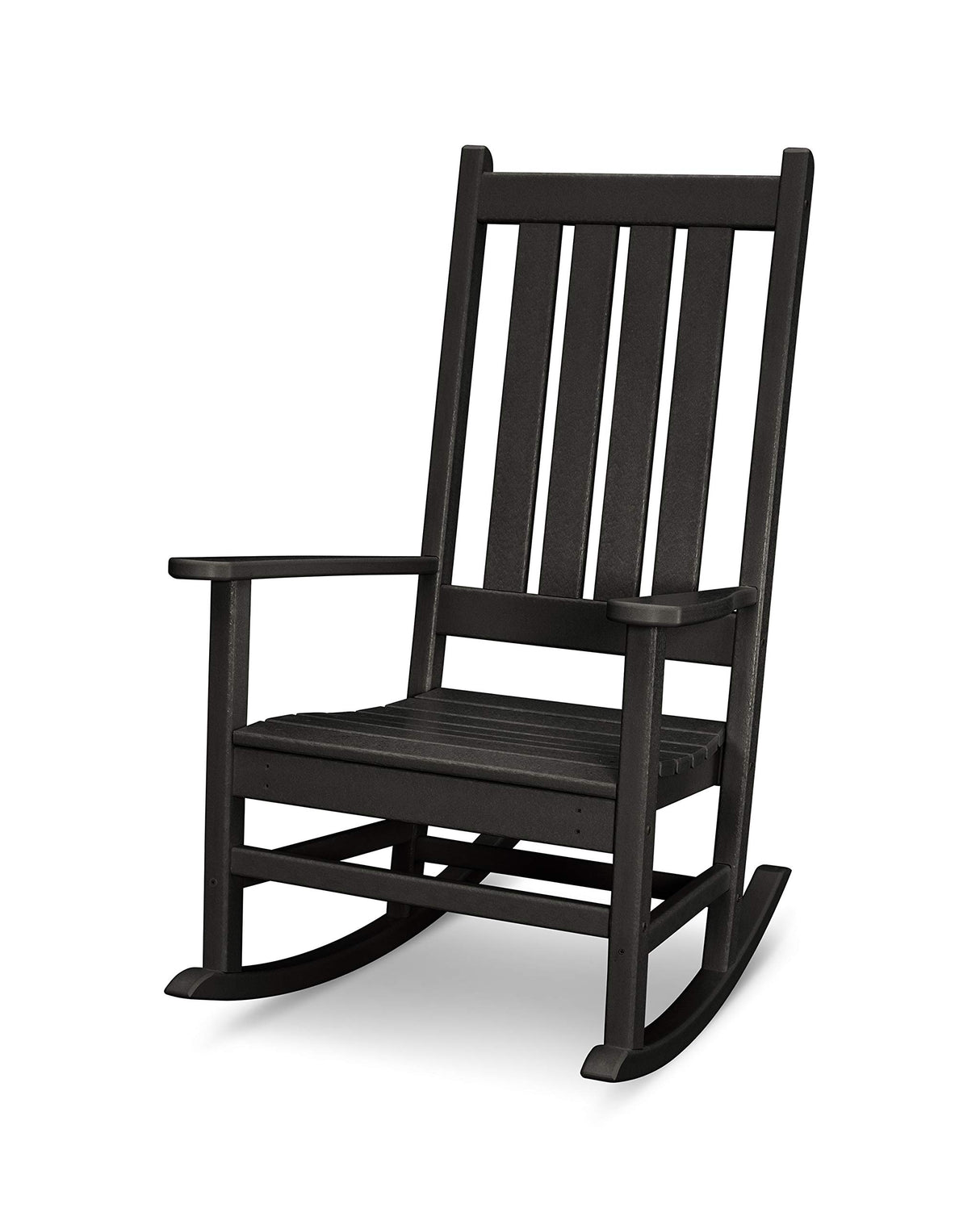 POLYWOOD® Vineyard Porch Rocking Chair (Black)