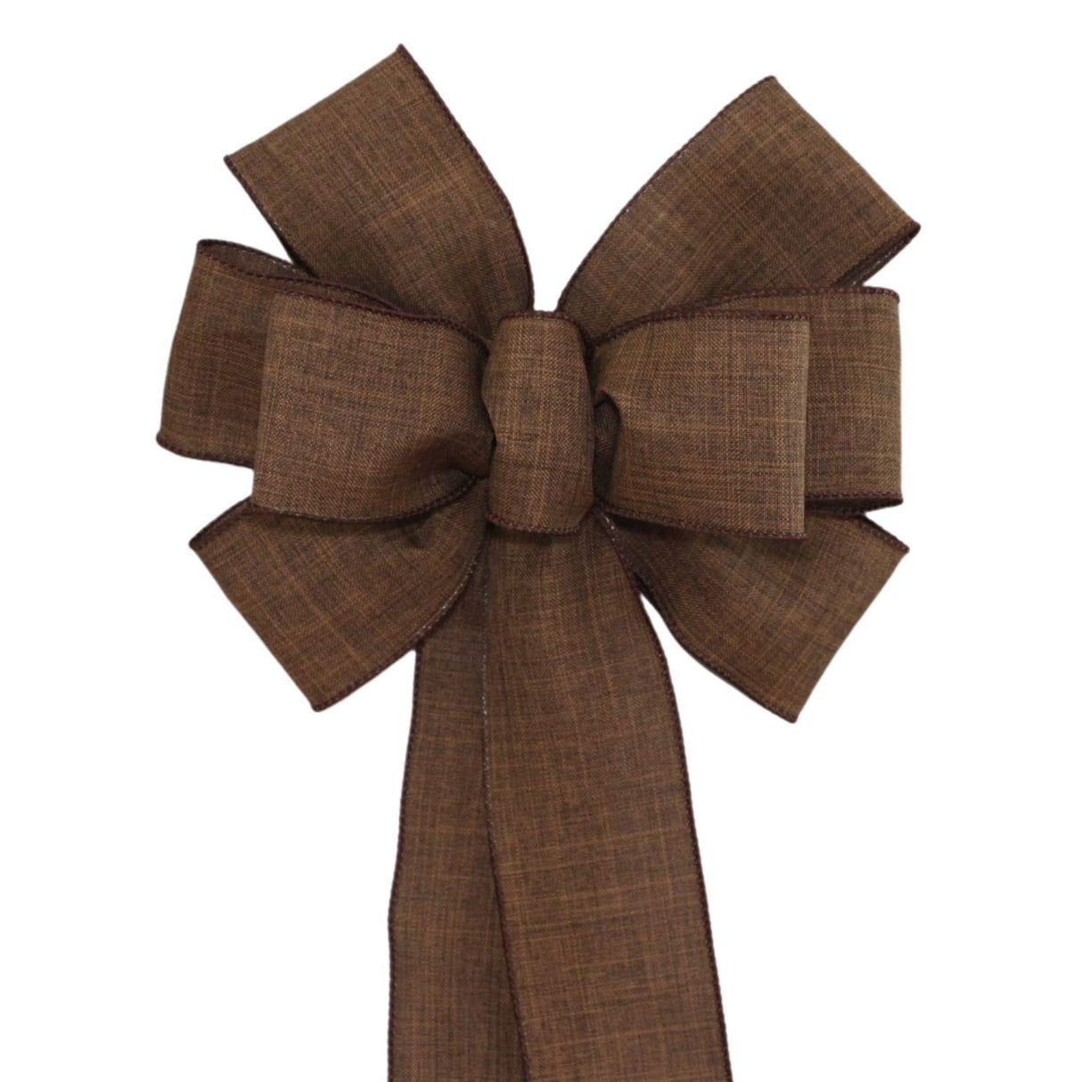 Red Rustic Wreath Bow - Red Christmas Bow by Package Perfect Bows – Made in USA (8 inch bow)