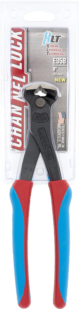 Channellock 358CB 8-Inch End Cutting Plier with Code Blue Comfort Grips