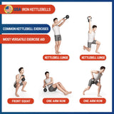 POWDERCOATED Kettlebell [Weight 35lb, 16kg] Kettlebells For Men and Women with Wide Grip Handle – Kettle bell Core Fitness, Home Gym, Strength Training, Fitness Equipment, Muscle Building