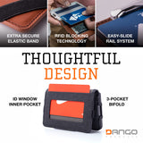 Dango Slim Minimalist Wallet for Men - RFID Blocking - Bifold
