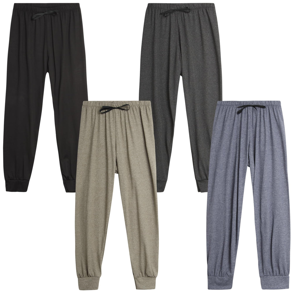 Sweet Hearts Girls' Sweatpants - 4 Pack Super Soft Athletic Performance Jogger Pants: Made in USA (7-16)