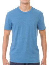 YURO-K Men's Premium Binded Neck Cotton Classic Short Sleeve Crew T-Shirt