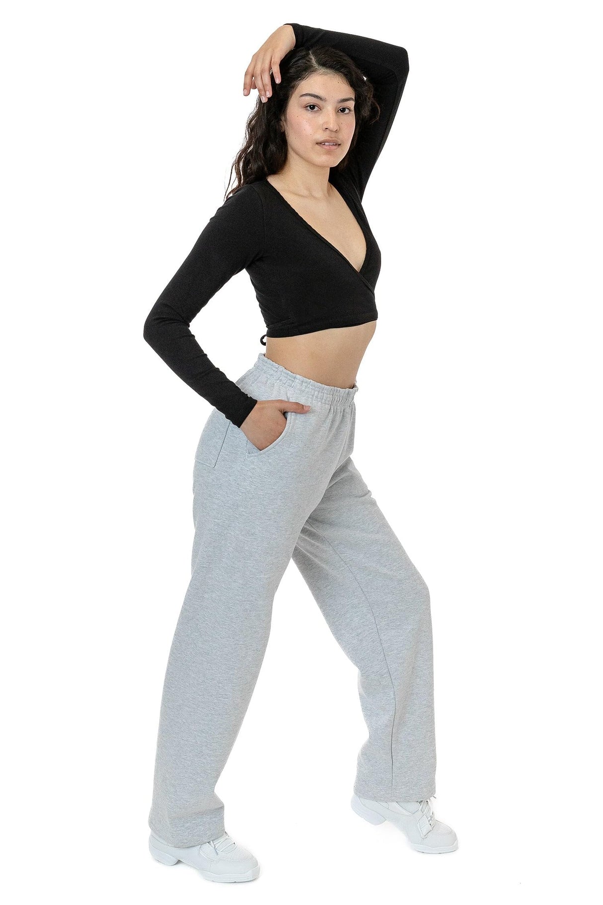 Heavy Fleece Wide Leg Sweatpants (Piece Dye)