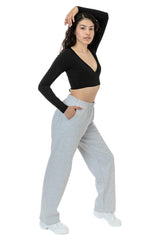 Heavy Fleece Wide Leg Sweatpants (Piece Dye)