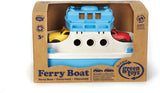 Green Toys Ferry Boat with Mini Cars Bathtub Toy, Blue/White, Standard