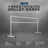 VITA Barre Portable Freestanding Double Ballet Barre, Extreme, Steel | Fixed Height, Made in USA, Home or Gym Exercise Equipment for Kids & Adults | Dance, Fitness, Pilates
