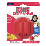 KONG Stuff-A-Ball - Durable Chew Toy for Dogs - Natural Rubber Dog Toy for Dental Health - Pet Toy for Chewing & Teeth Cleaning - Stuffable Toy for Dog Treats & Snacks - for Medium Dogs