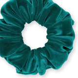Velvet Scrunchies Premium Plush Soft Ponytail Holder Made in the USA Black