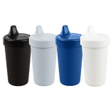 Re-Play Made in USA 10 Oz. Sippy Cups for Toddlers, Pack of 4 - Reusable Spill Proof Cups for Kids, Dishwasher/Microwave Safe - Hard Spout Sippy Cups for Toddlers 3.13" x 6.25", Desert Roses